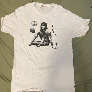 Jane Birkin Graphic Tee White